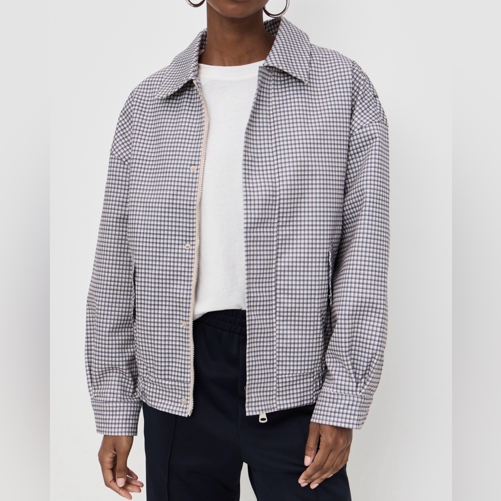 Lioness Kenny Plaid Bomber Jacket Size Small
